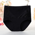 Culotte taille haute en coton – vue de face