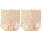 Lot de 2 Culottes Modelantes Dentelle Taille Haute